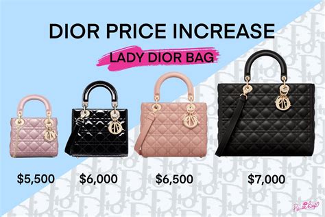 lady dior price hk|lady dior euro price.